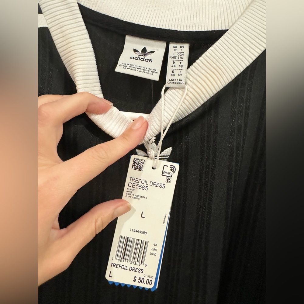 Adidas Originals Trefoil Dress - New With Tags! #NWT - Picture 5 of 5
